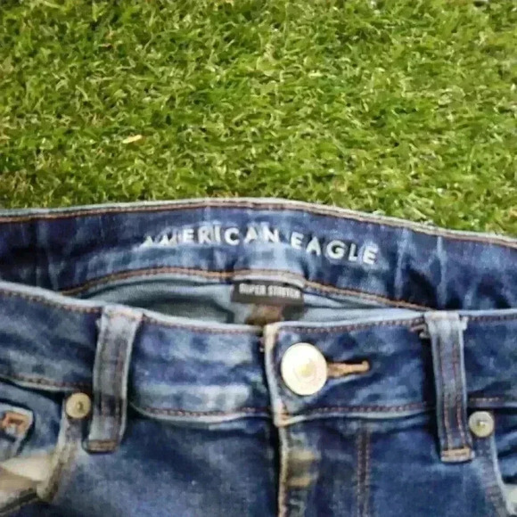 American Eagle Women's Super Stretch Skinny Denim Jeans Size 2 Regular - Picture 9 of 9